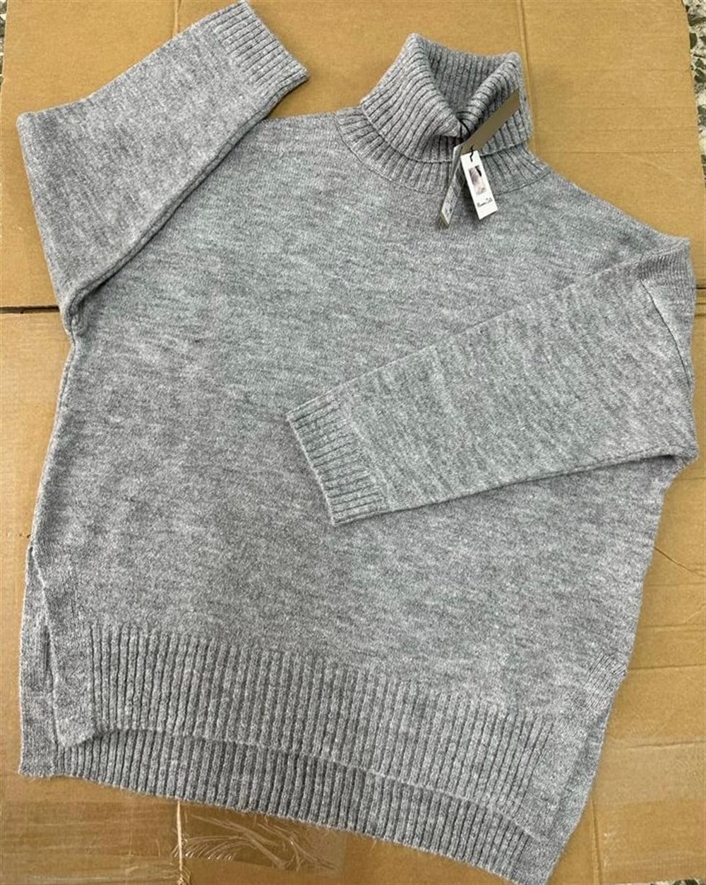 massimo Dutti gri kazak