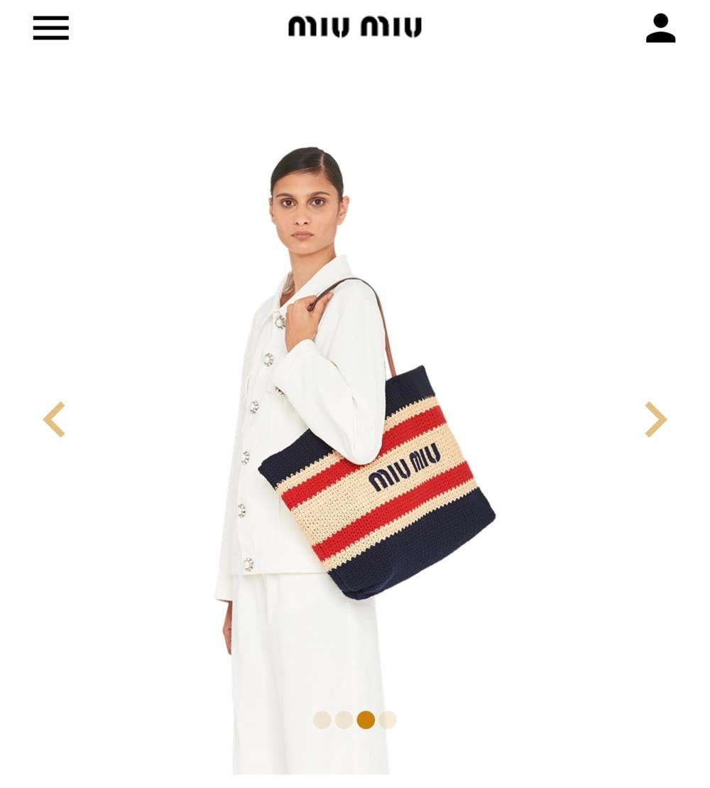 Miu hasır çanta