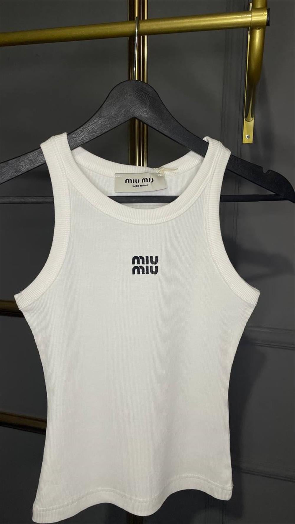 MİU BEYAZ TANK TOP