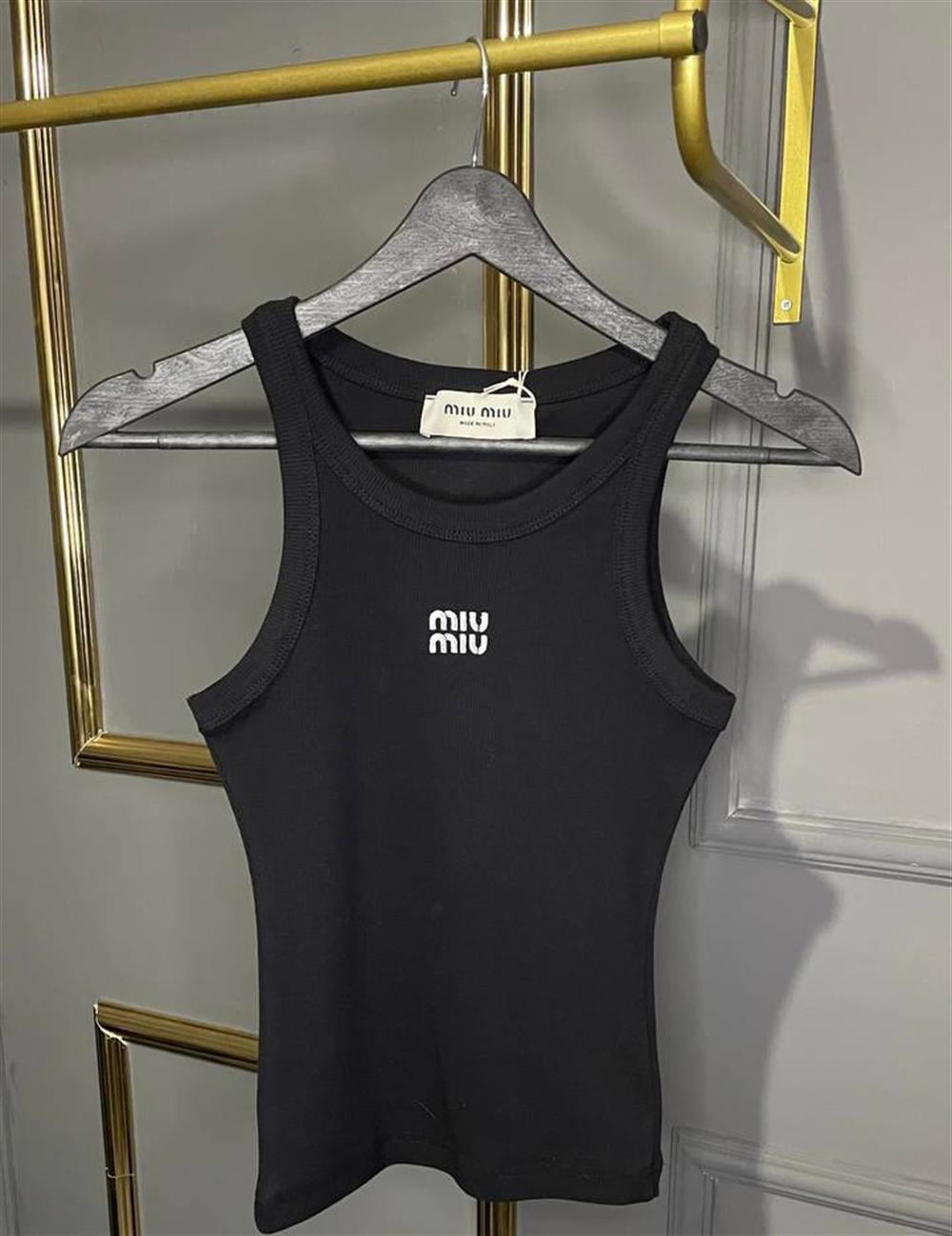 MİU SİYAH TANK TOP