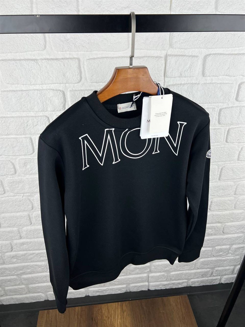 MONCLER SİYAH SWEATSHİRT 