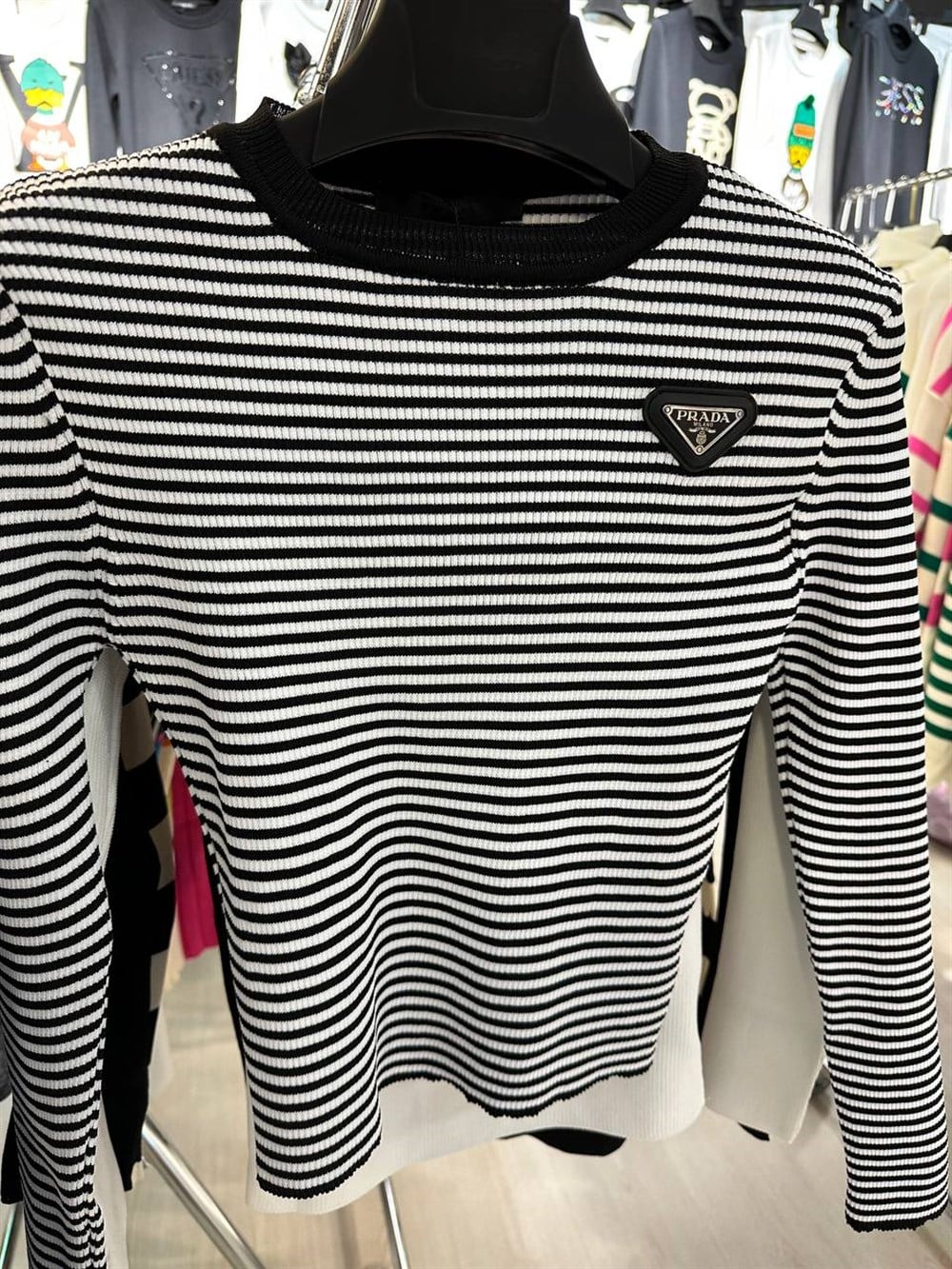 Prada çizgili triko