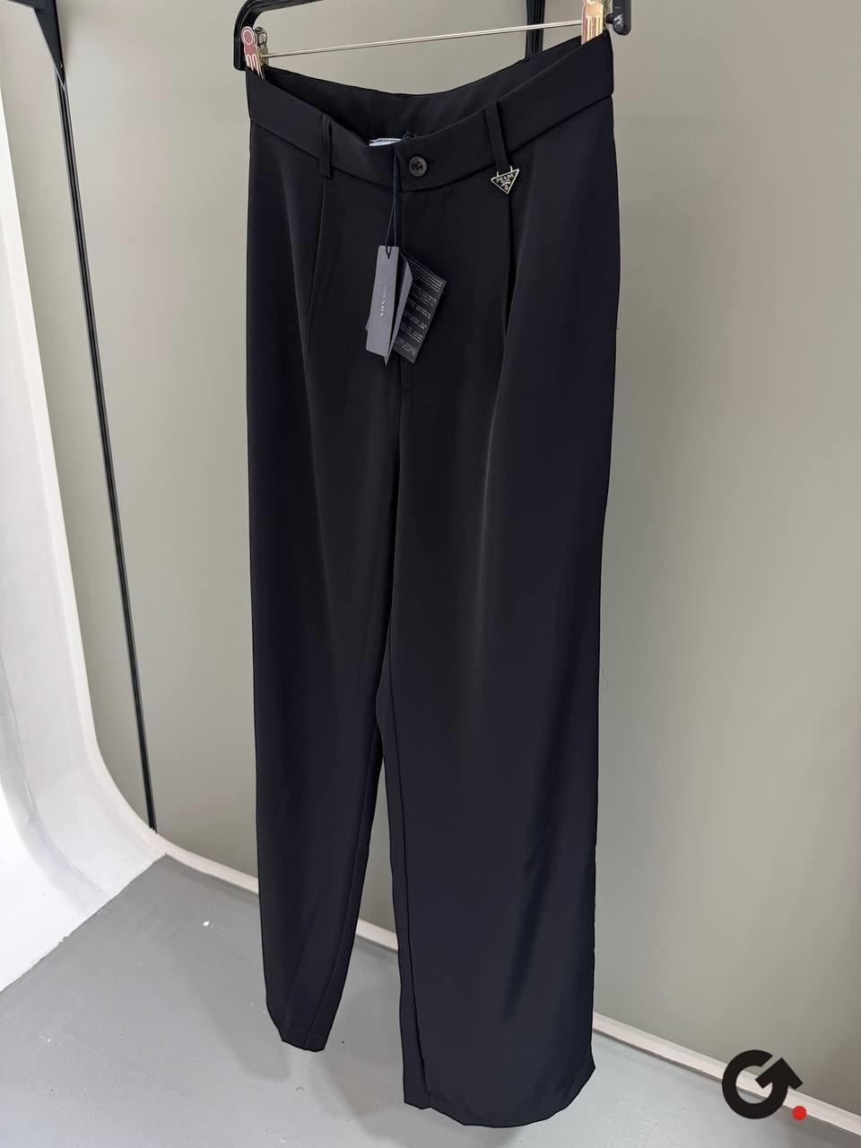 Prada siyah kumaş pantolon 