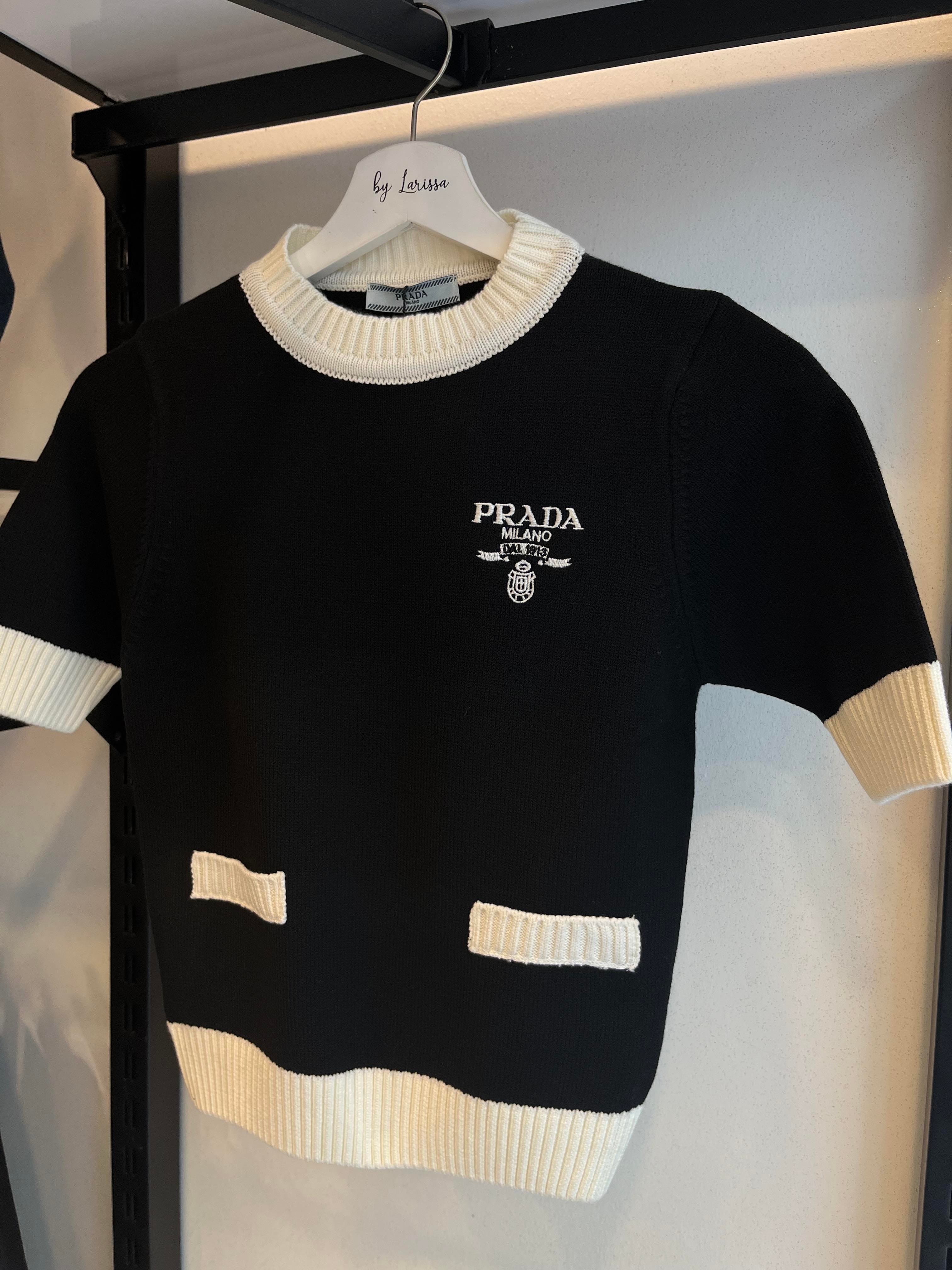 Prada siyah triko kazak