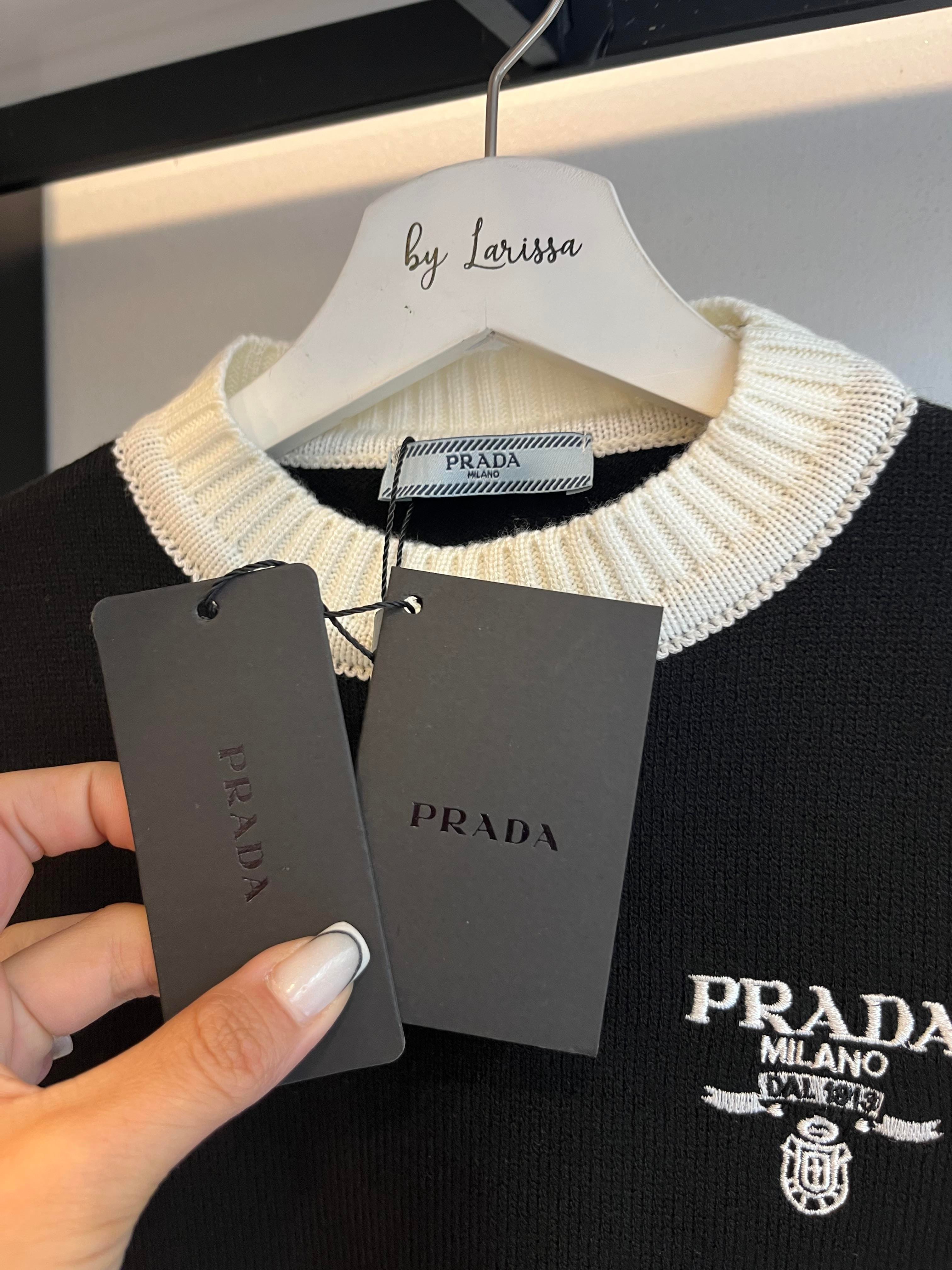 Prada siyah triko kazak