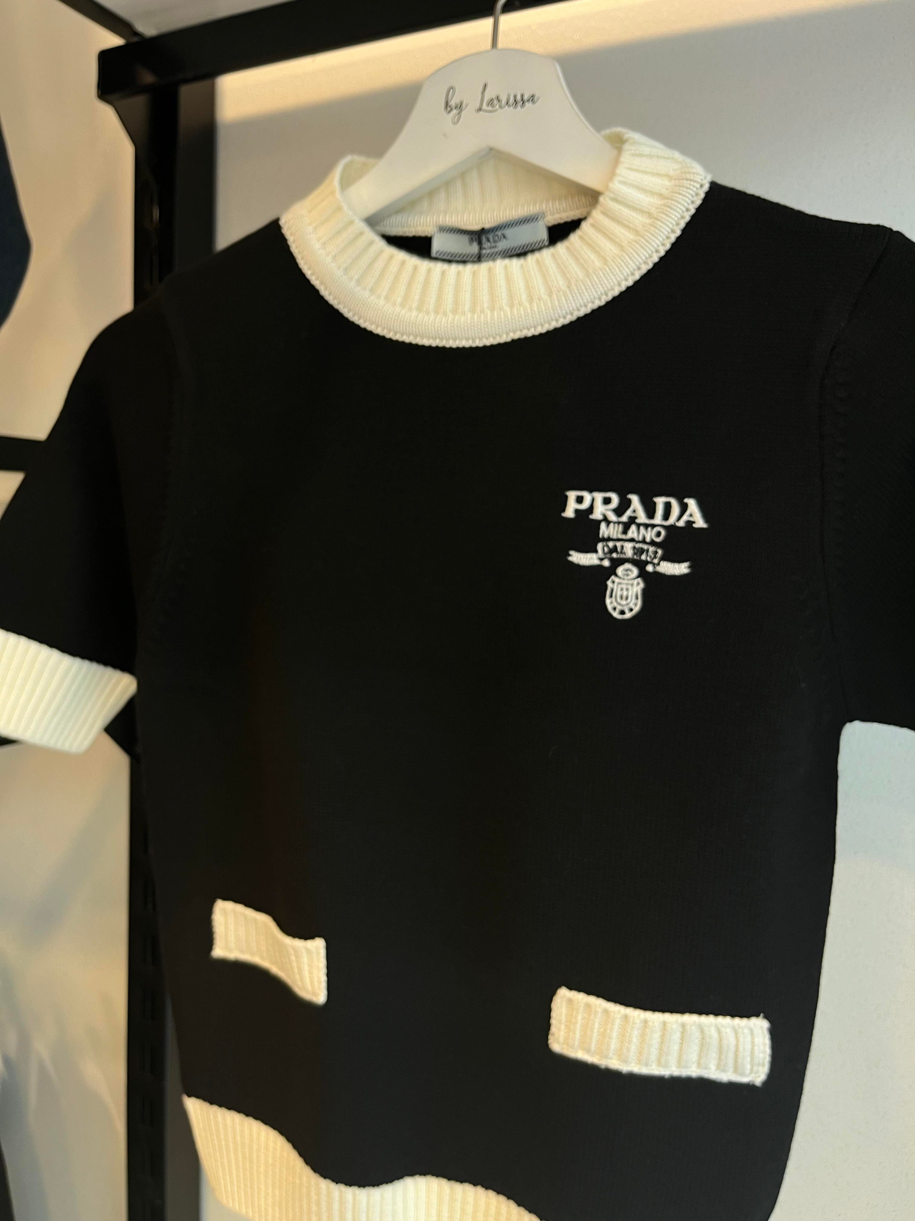 Prada siyah triko kazak