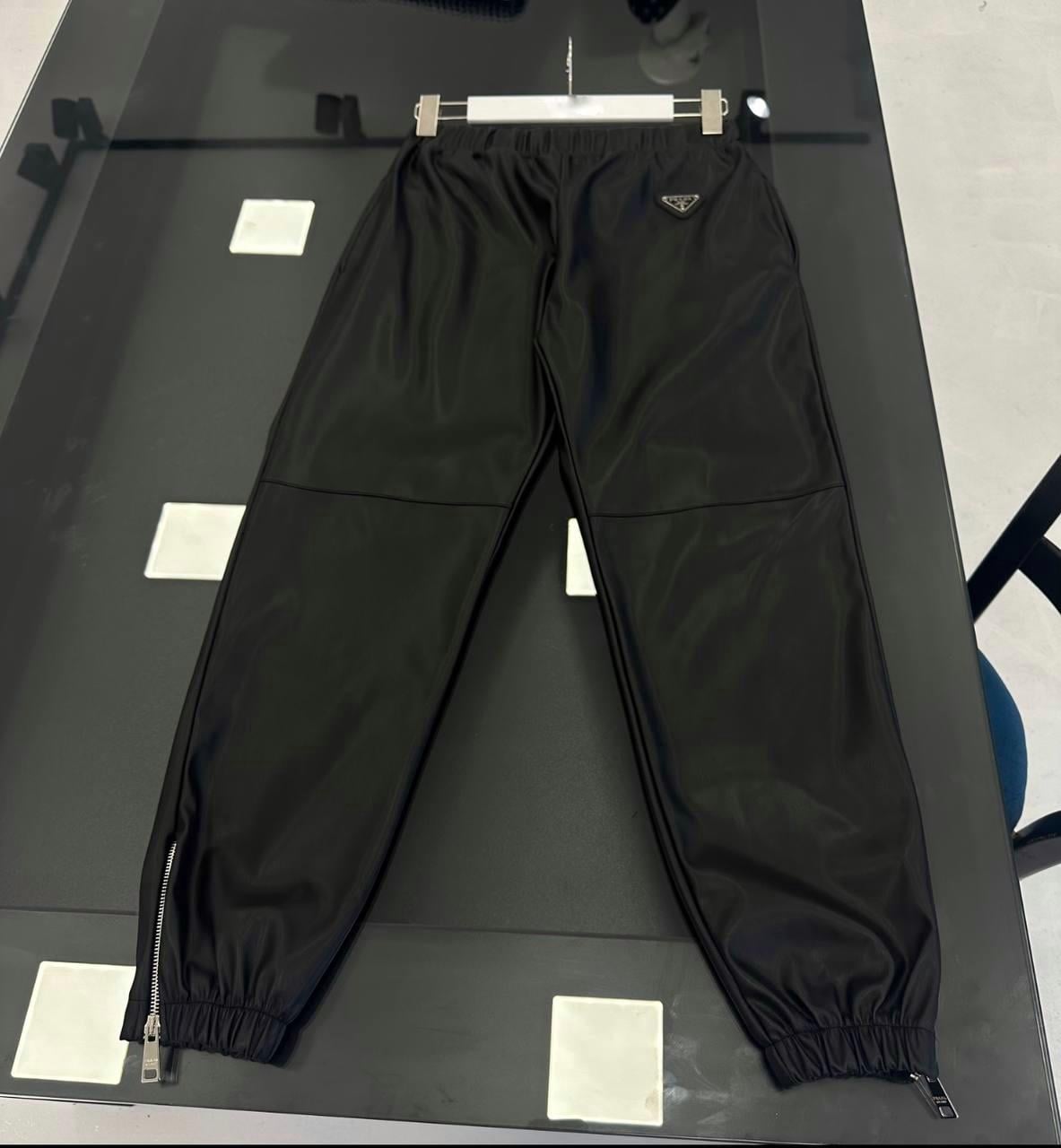 PRDA DERİ JOGGER PANTOLON