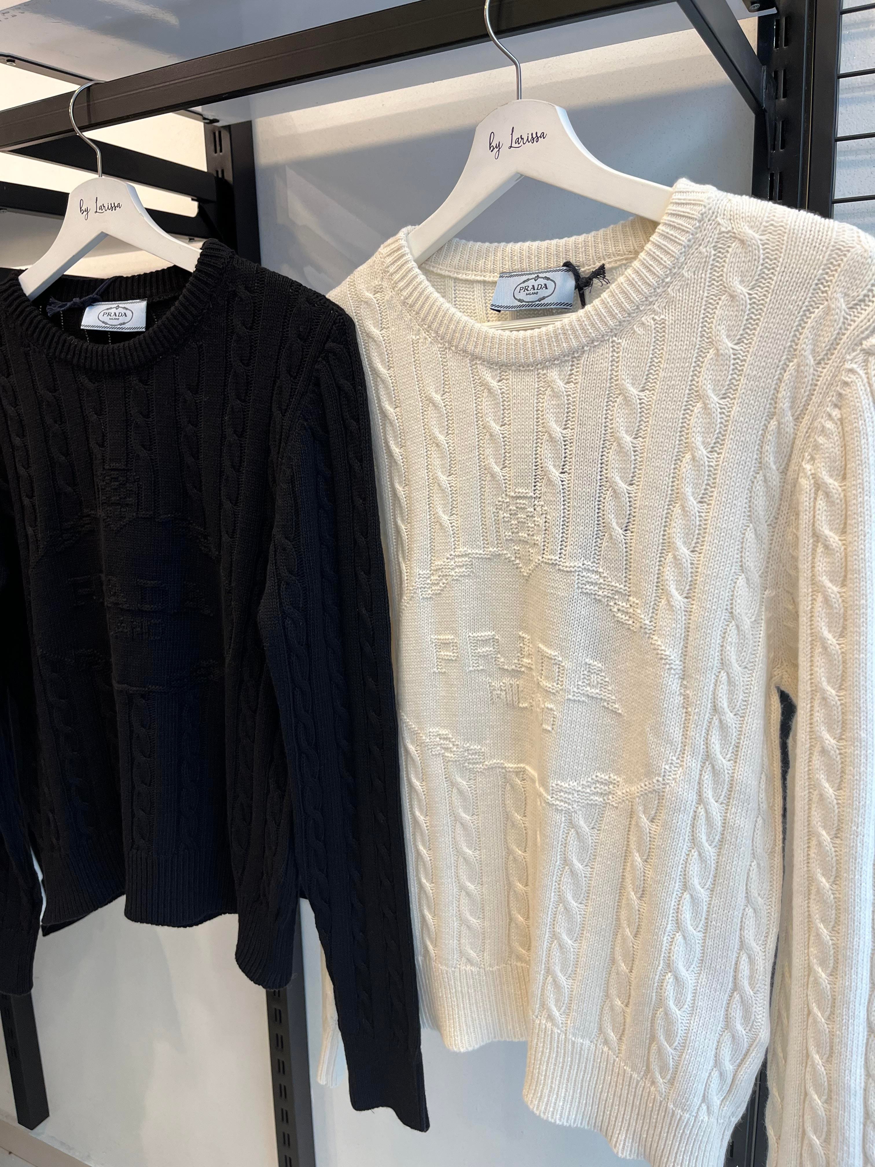 Prda kırık beyaz triko 