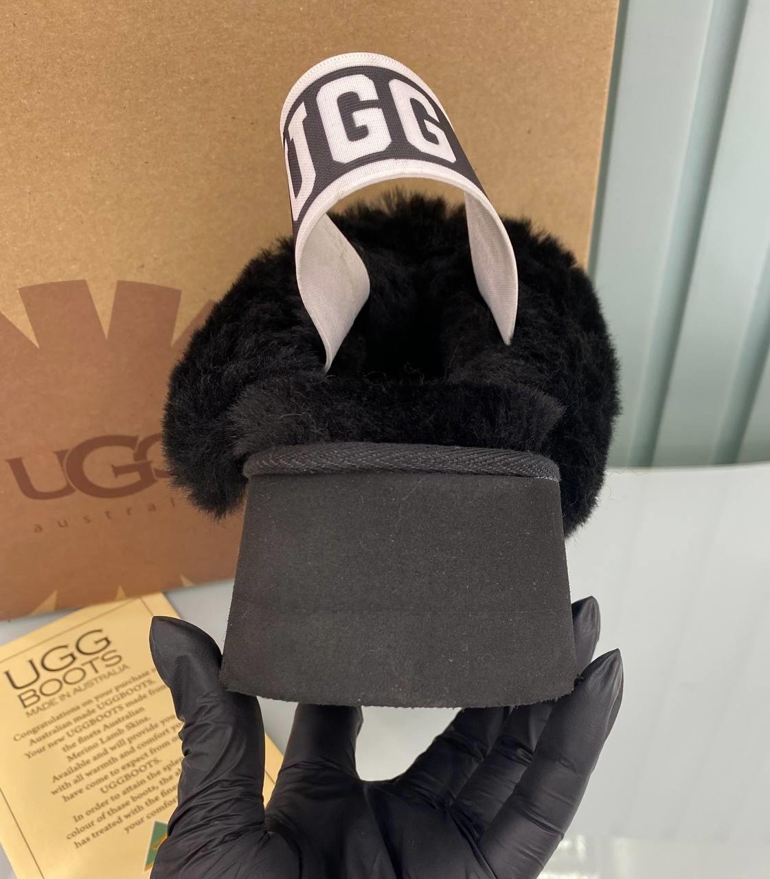 UGG SLİPPER SİYAH