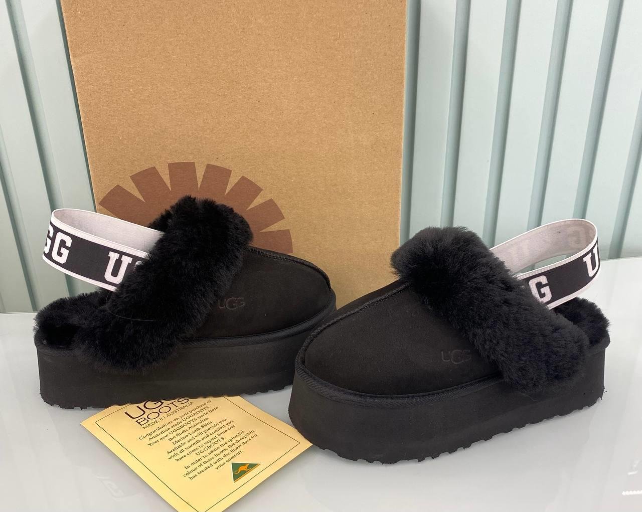 UGG SLİPPER SİYAH