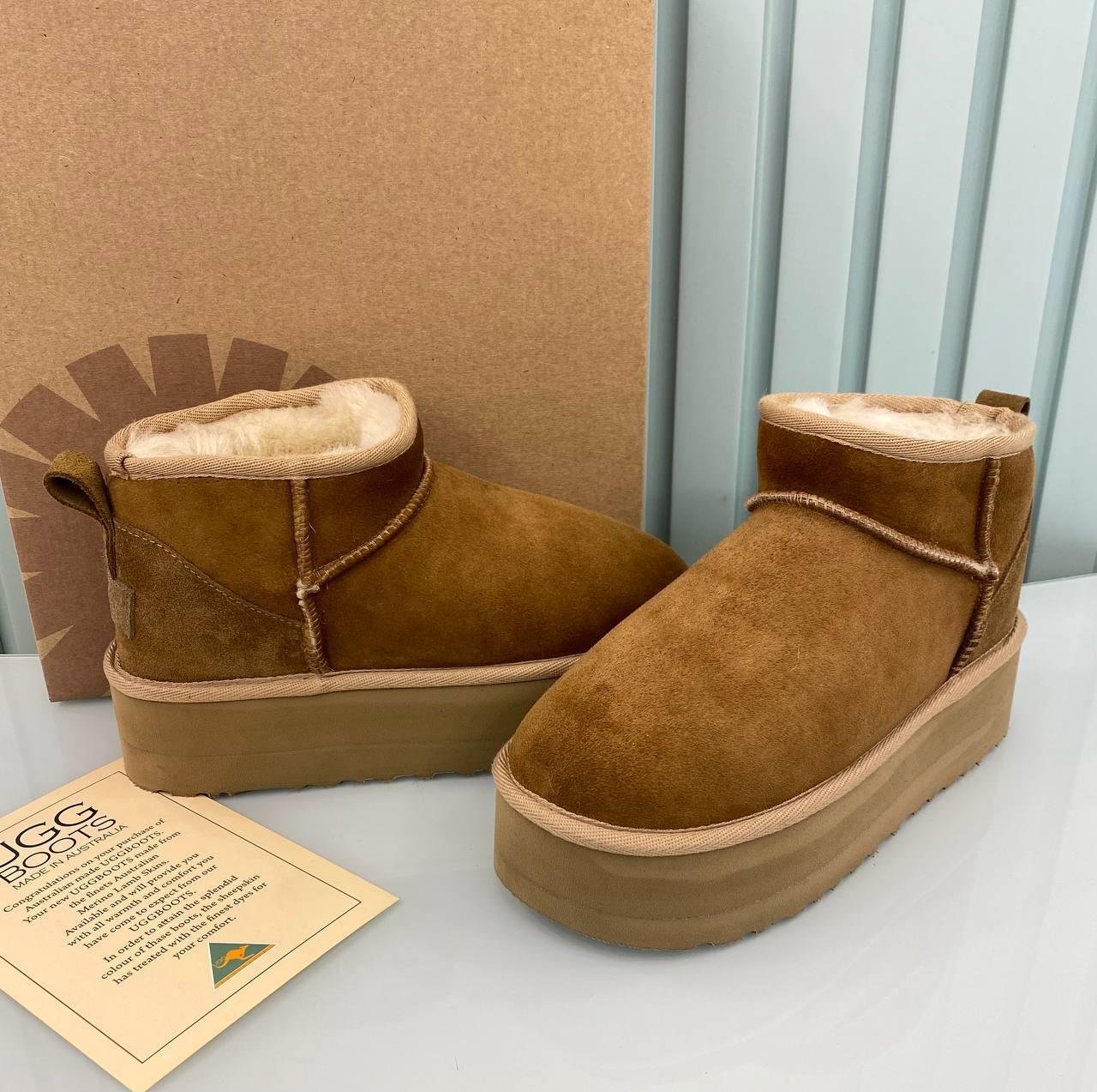 UGG ULTRA MİNİ PLATFORM KAHVE