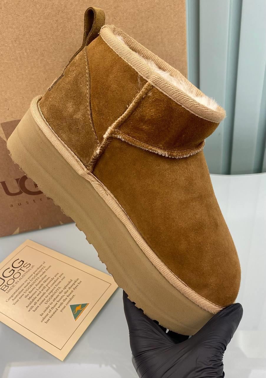 UGG ULTRA MİNİ PLATFORM KAHVE