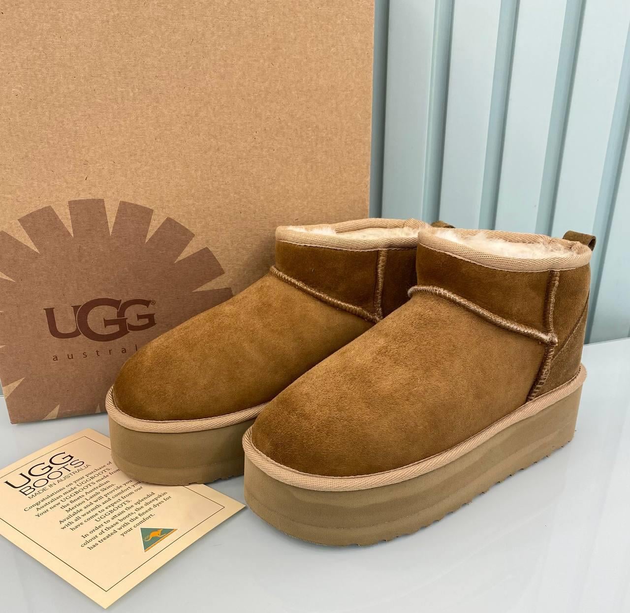 UGG ULTRA MİNİ PLATFORM KAHVE