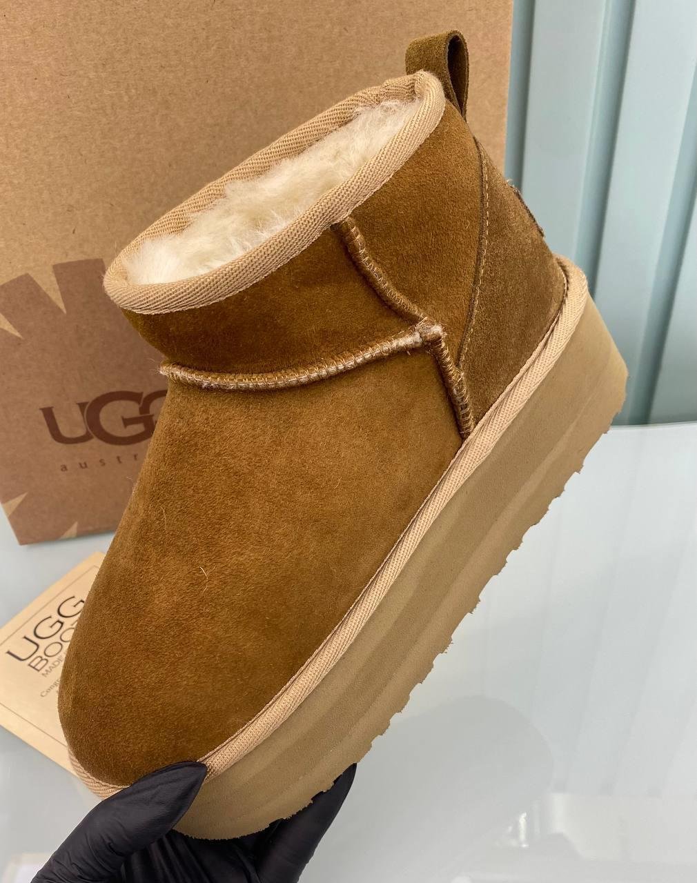UGG ULTRA MİNİ PLATFORM KAHVE