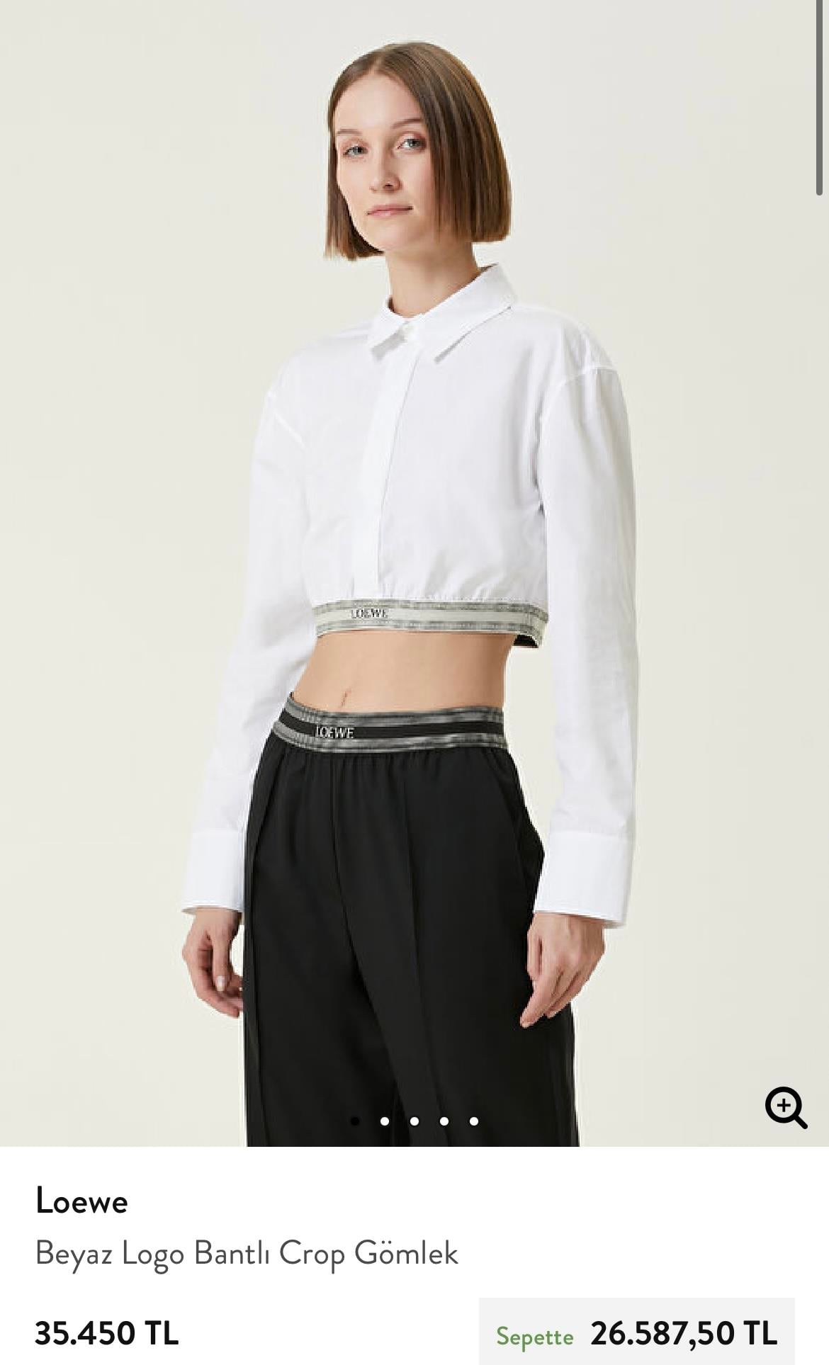 YENİ SEZON LOEWE BEYAZ GÖMLEK 