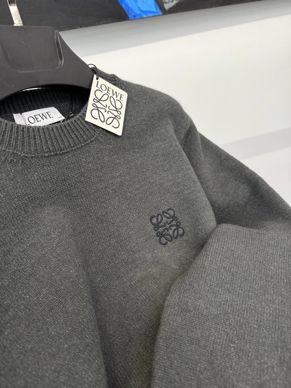 YENİ SEZON LOEWE GRİ YÜN KAZAK