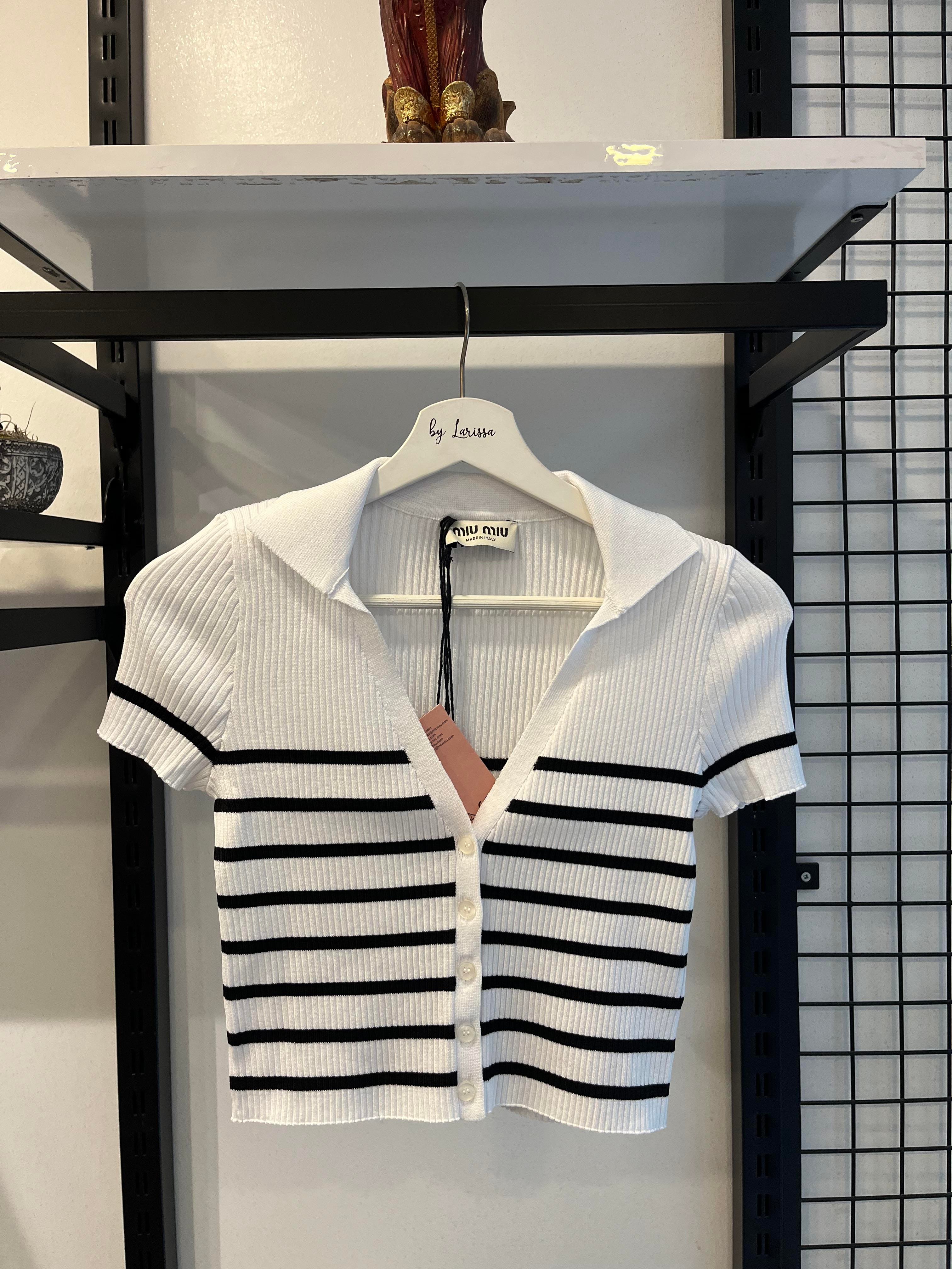 YENİ SEZON MİU BEYAZ TRİKO 