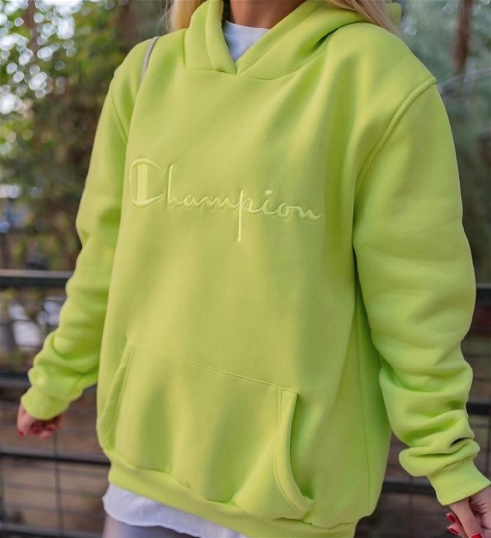 Yeşil champion sweatshirt 