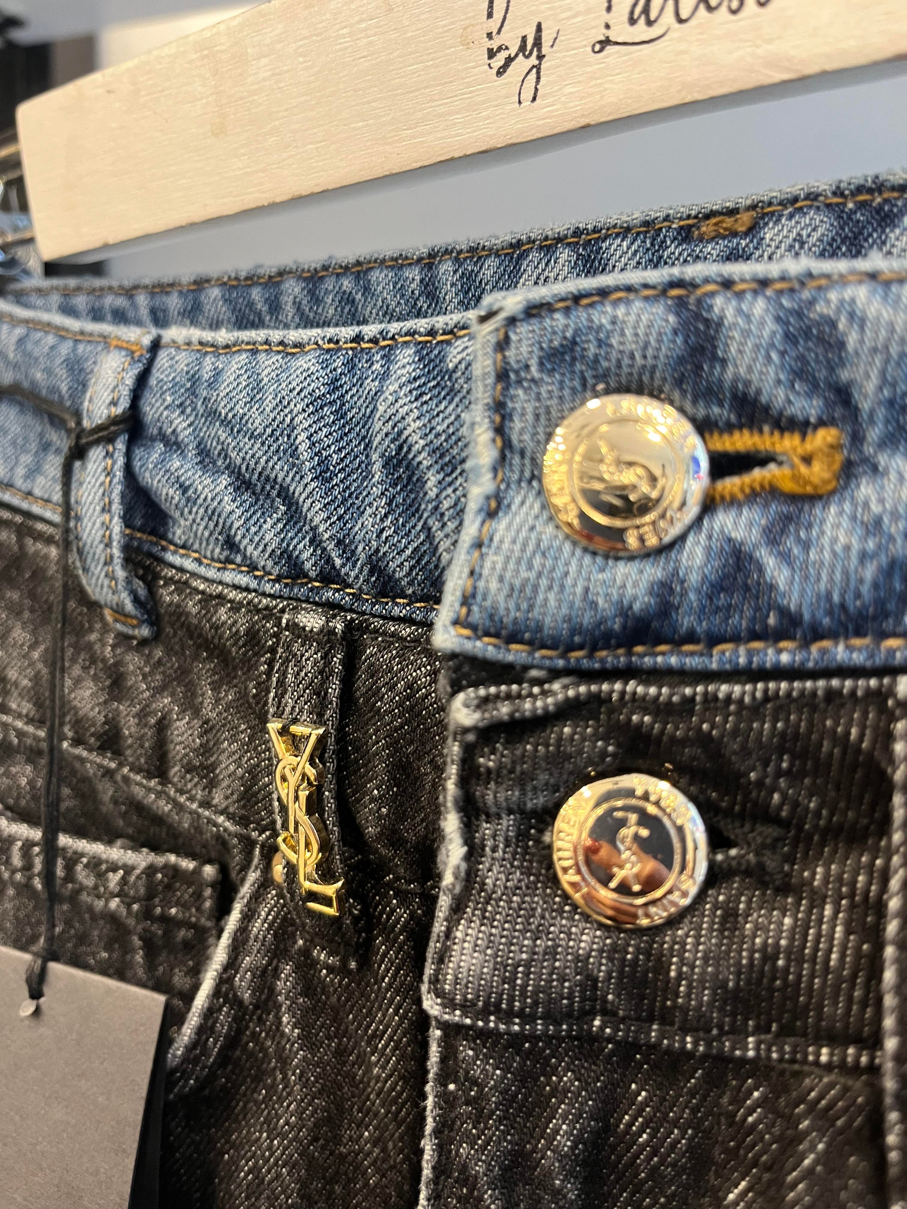 YSL ÇİFT RENK JEAN