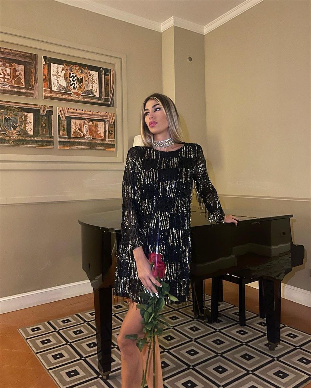 ZR PÜSKÜLLÜ ELBİSE