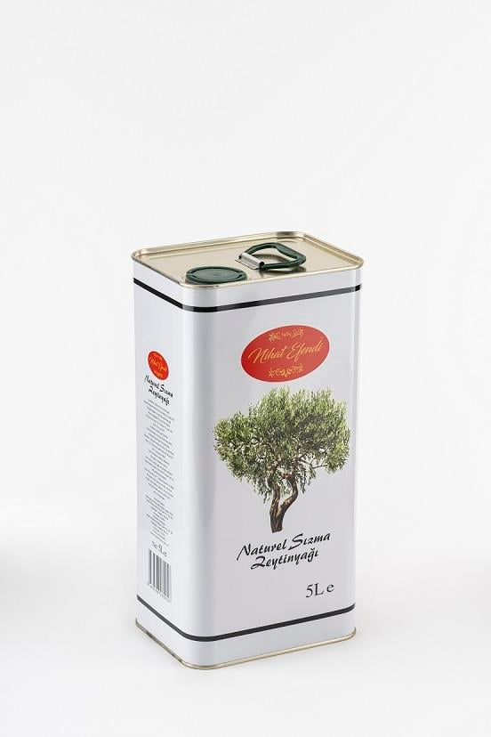 5 Lt. Naturel Sızma Zeytinyağı Teneke