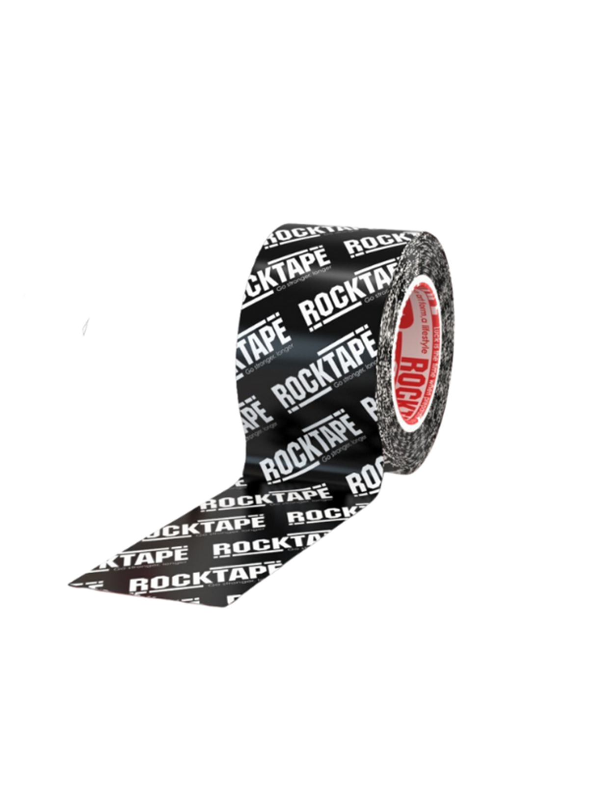 RockTape H2O Ekstra Yapışkanlı Siyah Logo Desenli 5 m