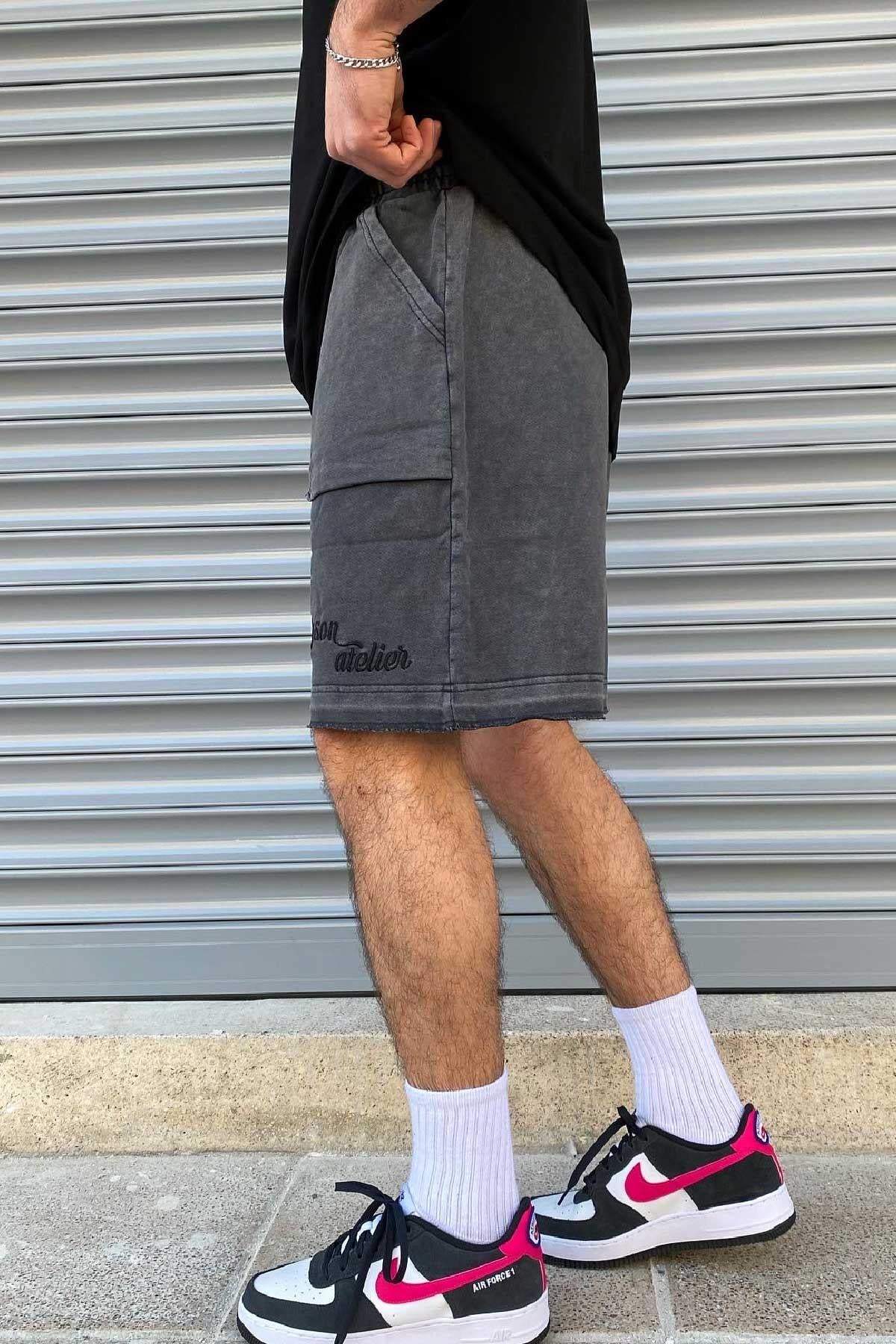 Acid Wash Şort