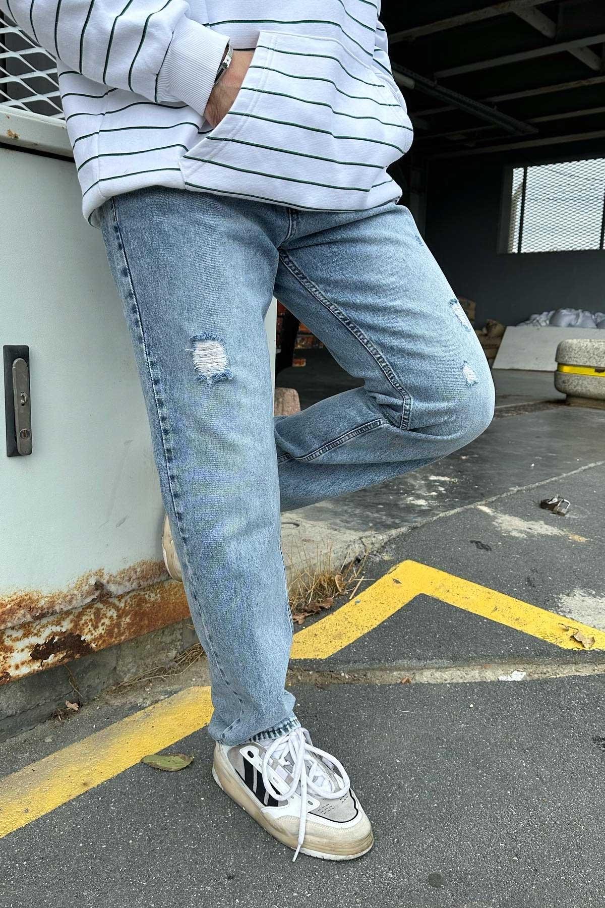 Açık Renk Baggy Pantolon