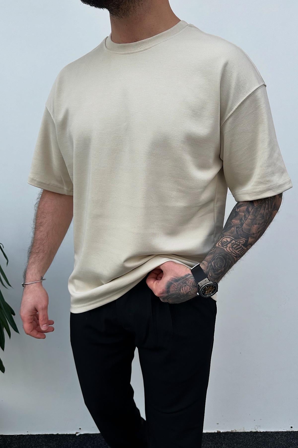 Bej Basic Tshirt