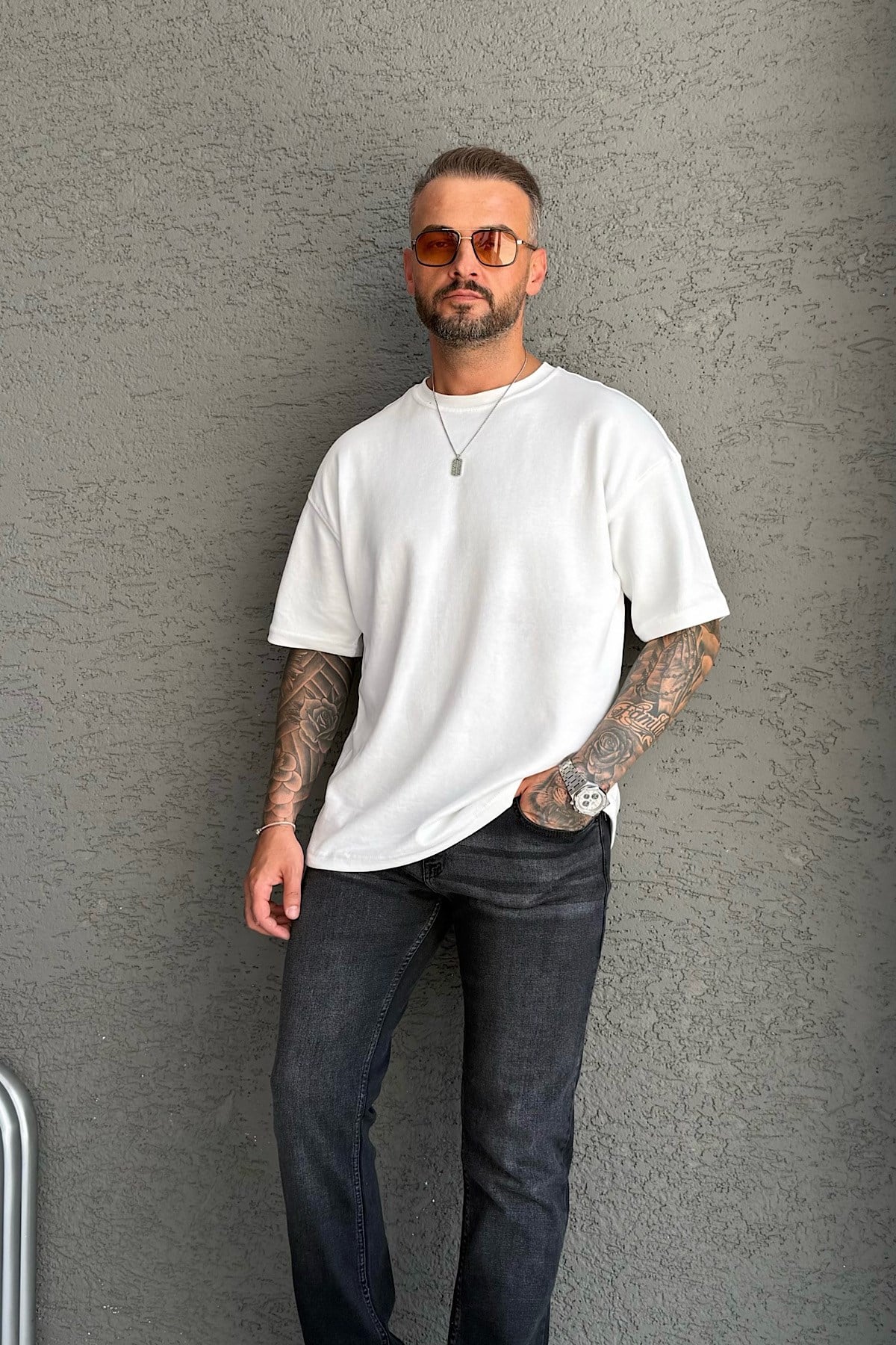 Beyaz Basic T-Shirt