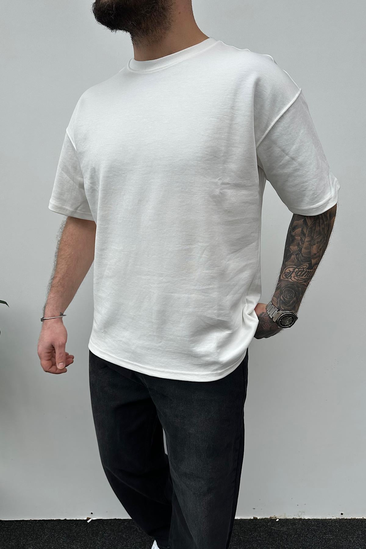 Beyaz Basic T-shirt