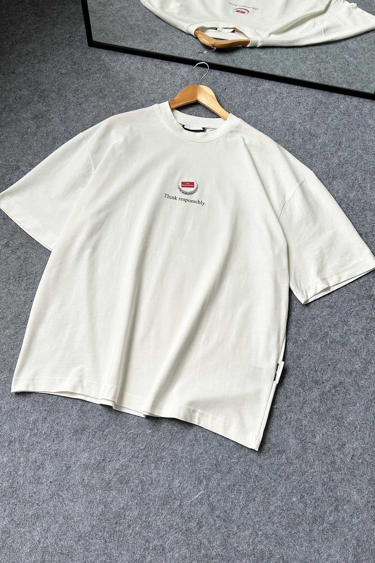 Beyaz Oversize T-Shirt