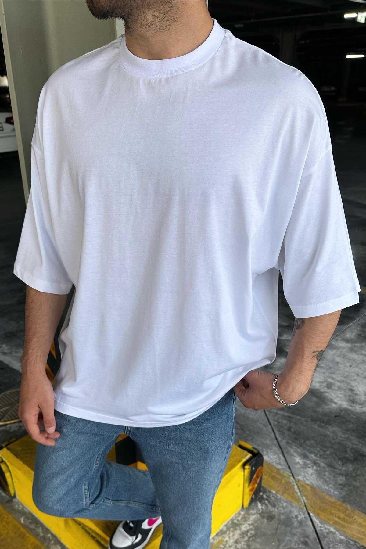 Beyaz Travis Scott T-Shirt