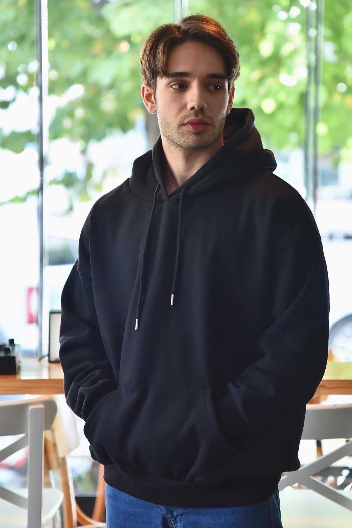 Bol Kalıp Basic  Sweatshirt