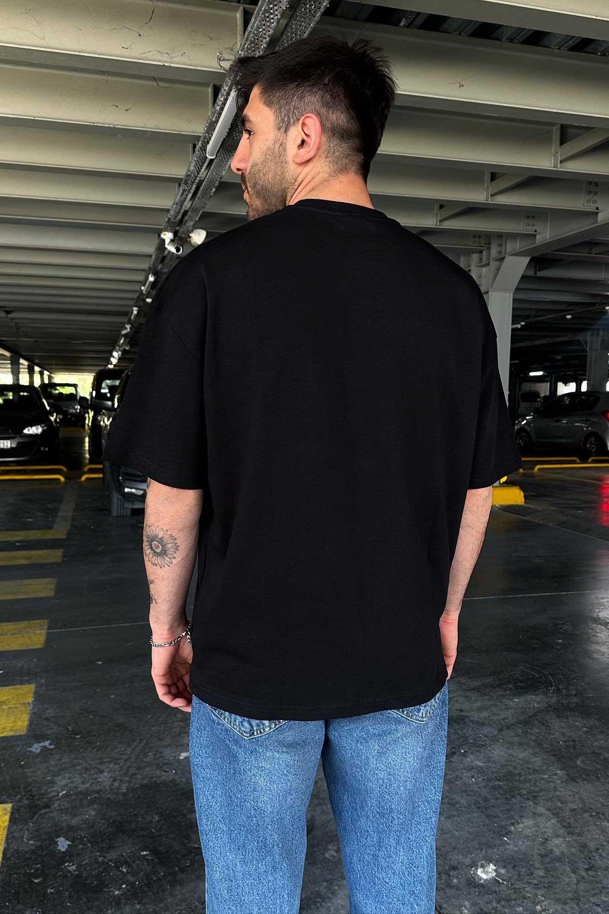 Fearless Baskılı Oversize T-Shirt