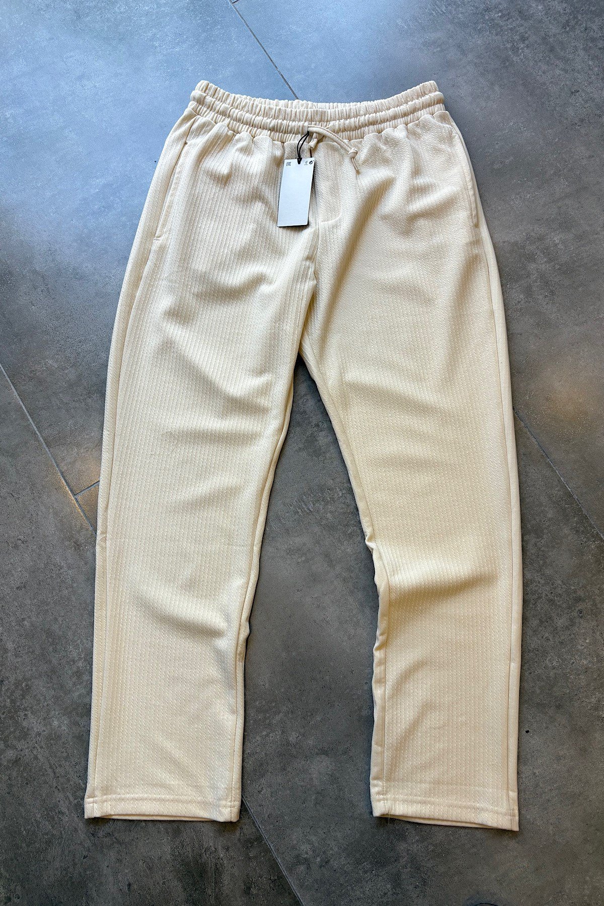 Fitilli Bej Pantolon 