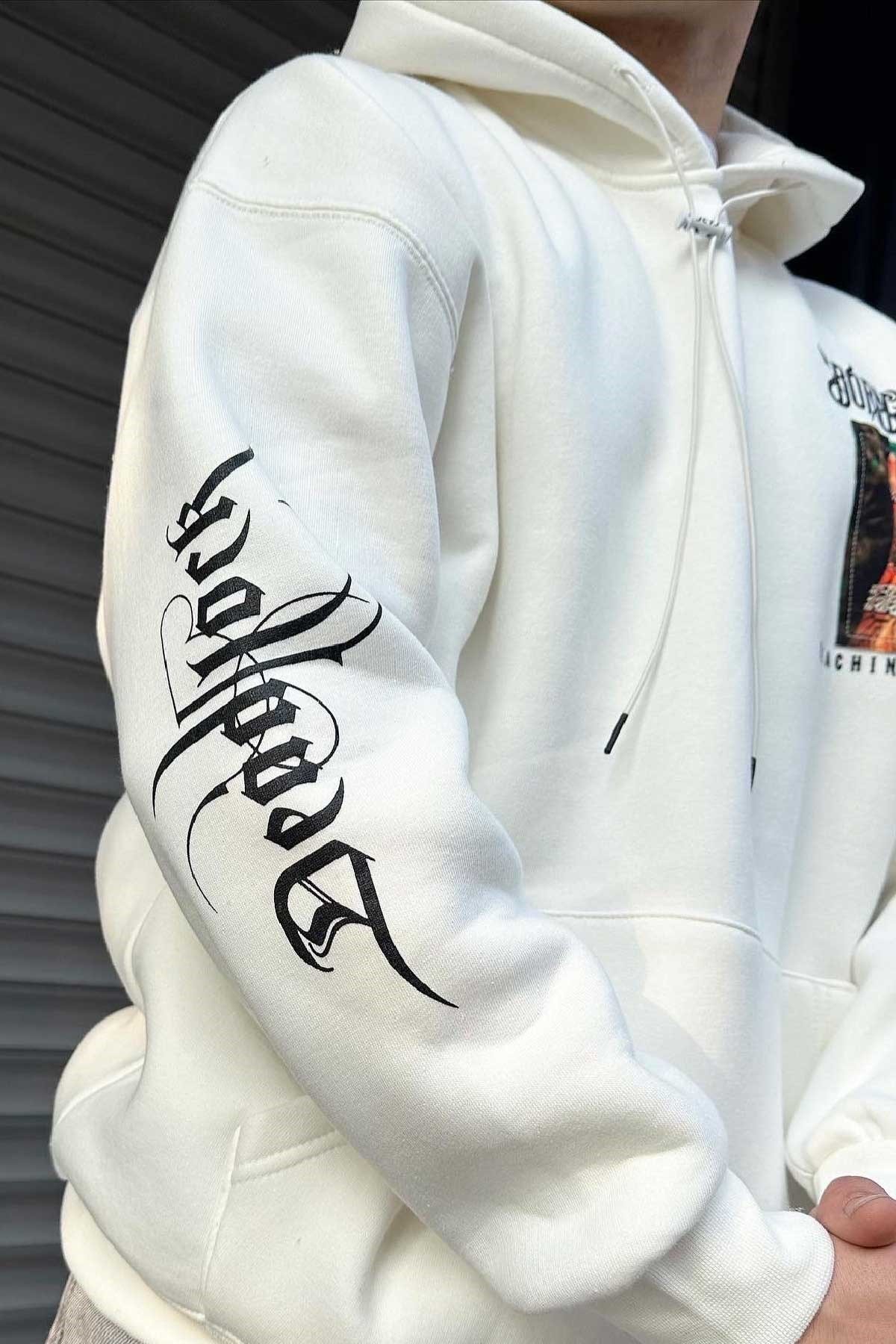 Hafif Oversize Kapşonu Sweatshirt
