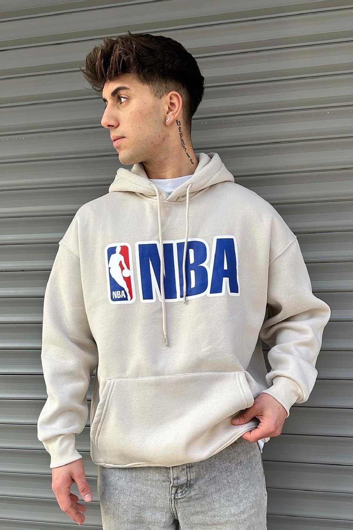 Hafif Oversize NBA Sweatshirt