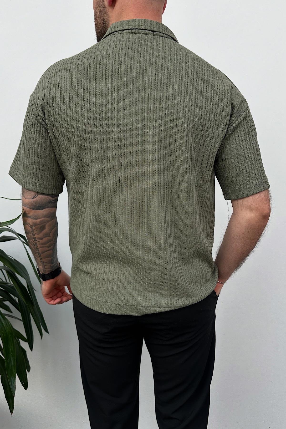 Haki Polo Yaka Tshirt