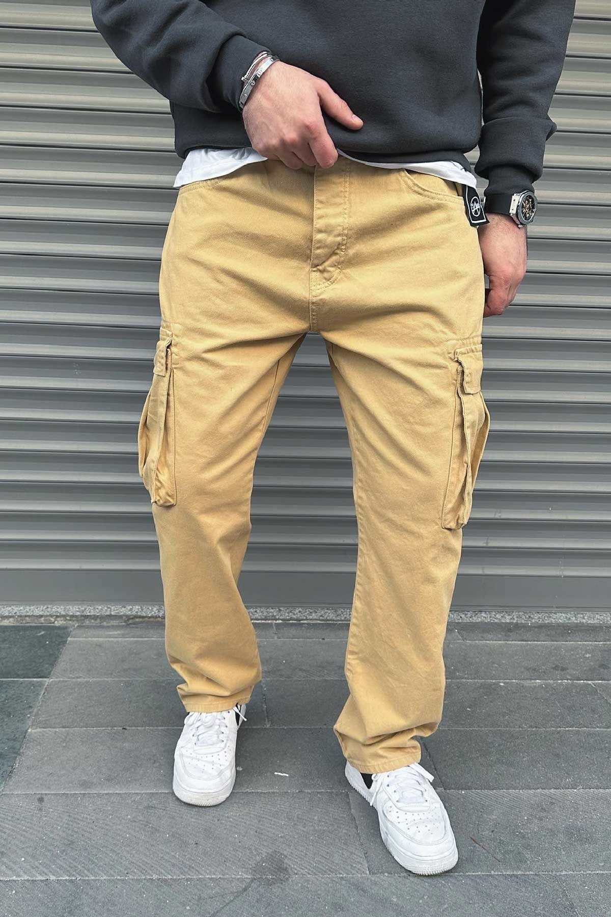 Hardal Rengi Kargo Pantolon 