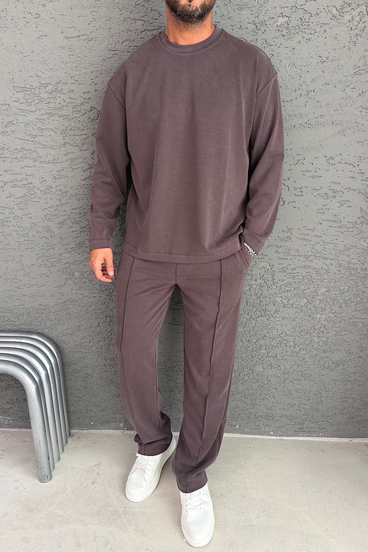 Kahve Modal Oversize Premium Takım