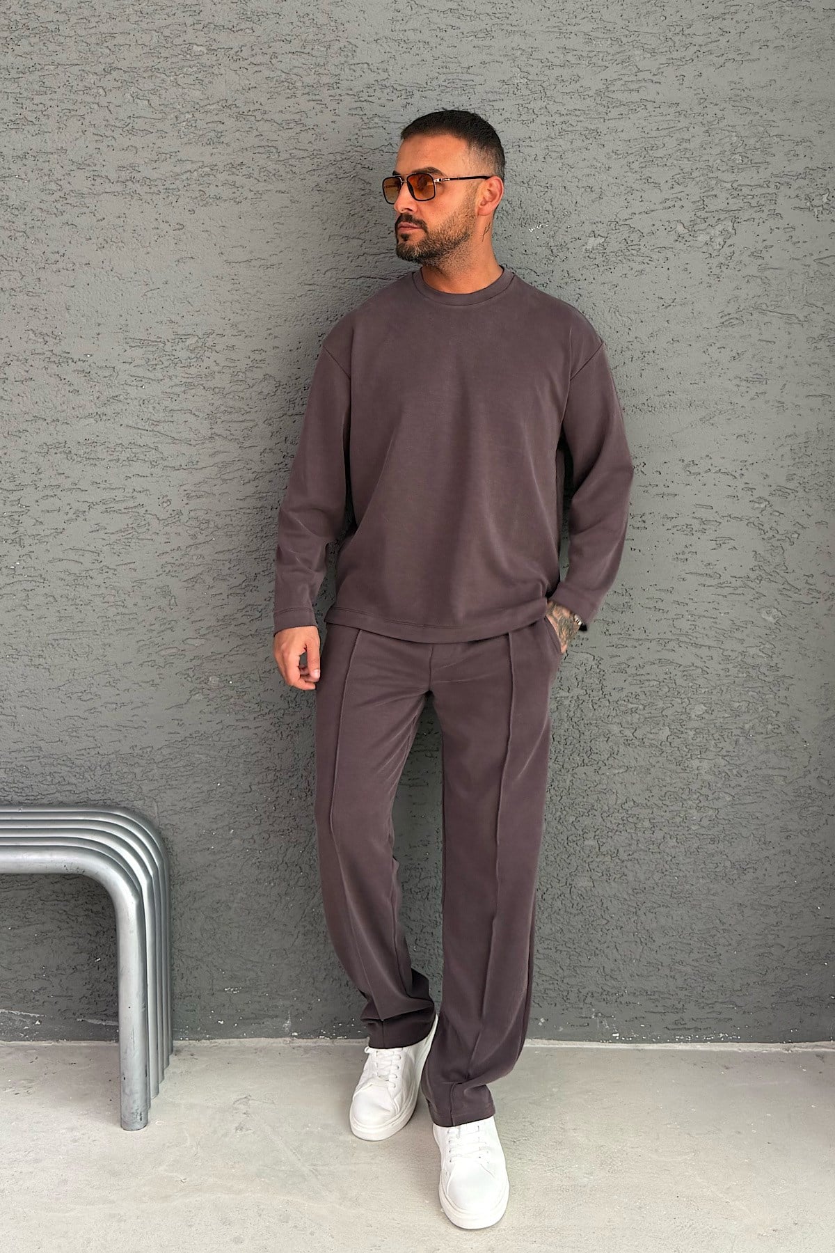 Kahve Modal Oversize Premium Takım