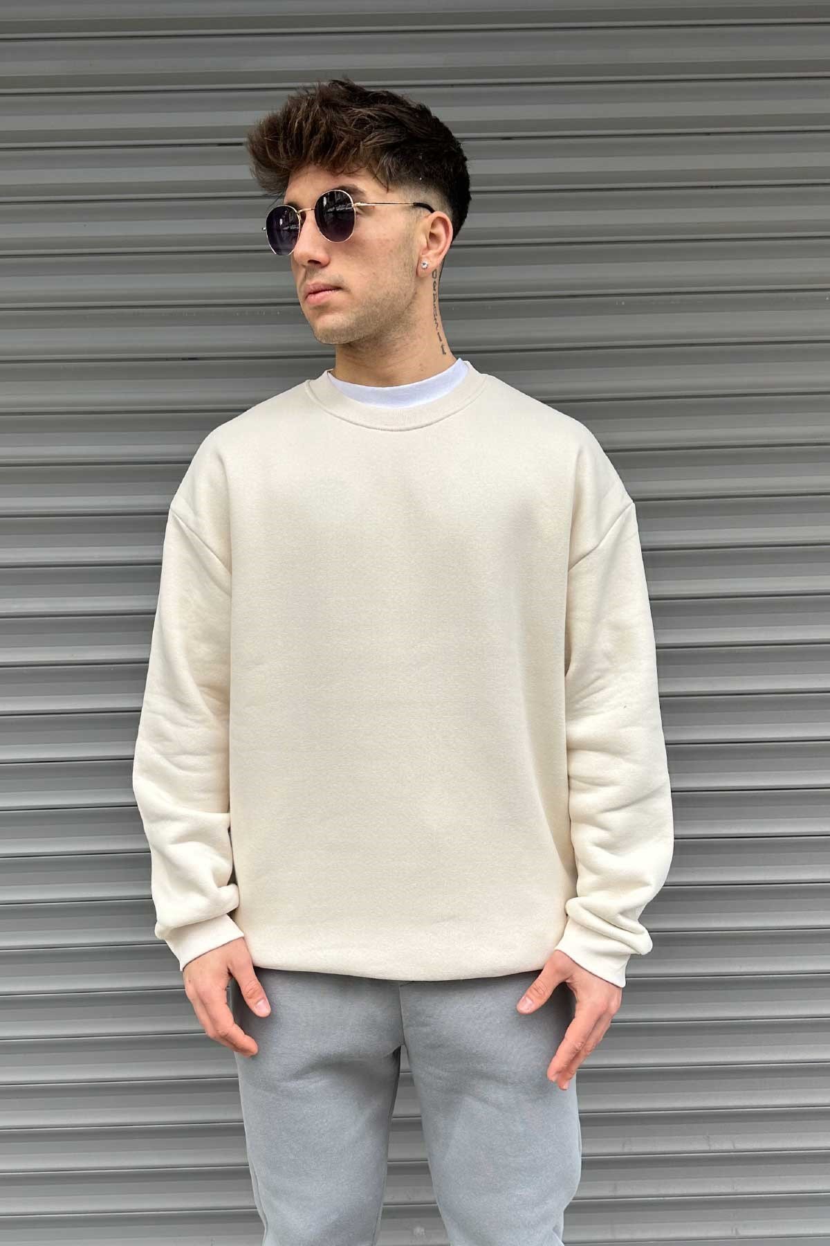 Krem Basic Sweatshirt