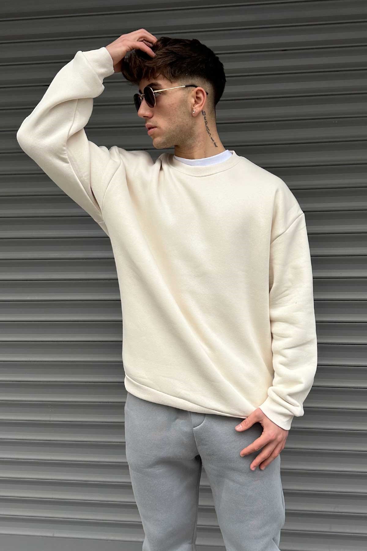 Krem Basic Sweatshirt
