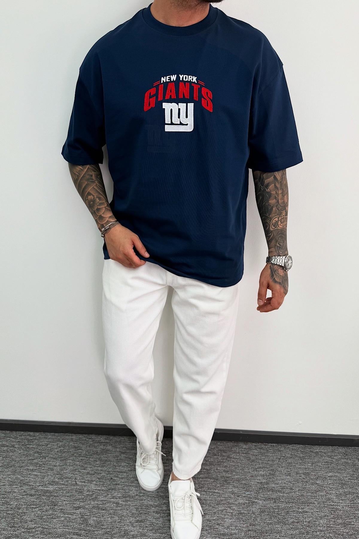 Lacivert Giants T-Shirt