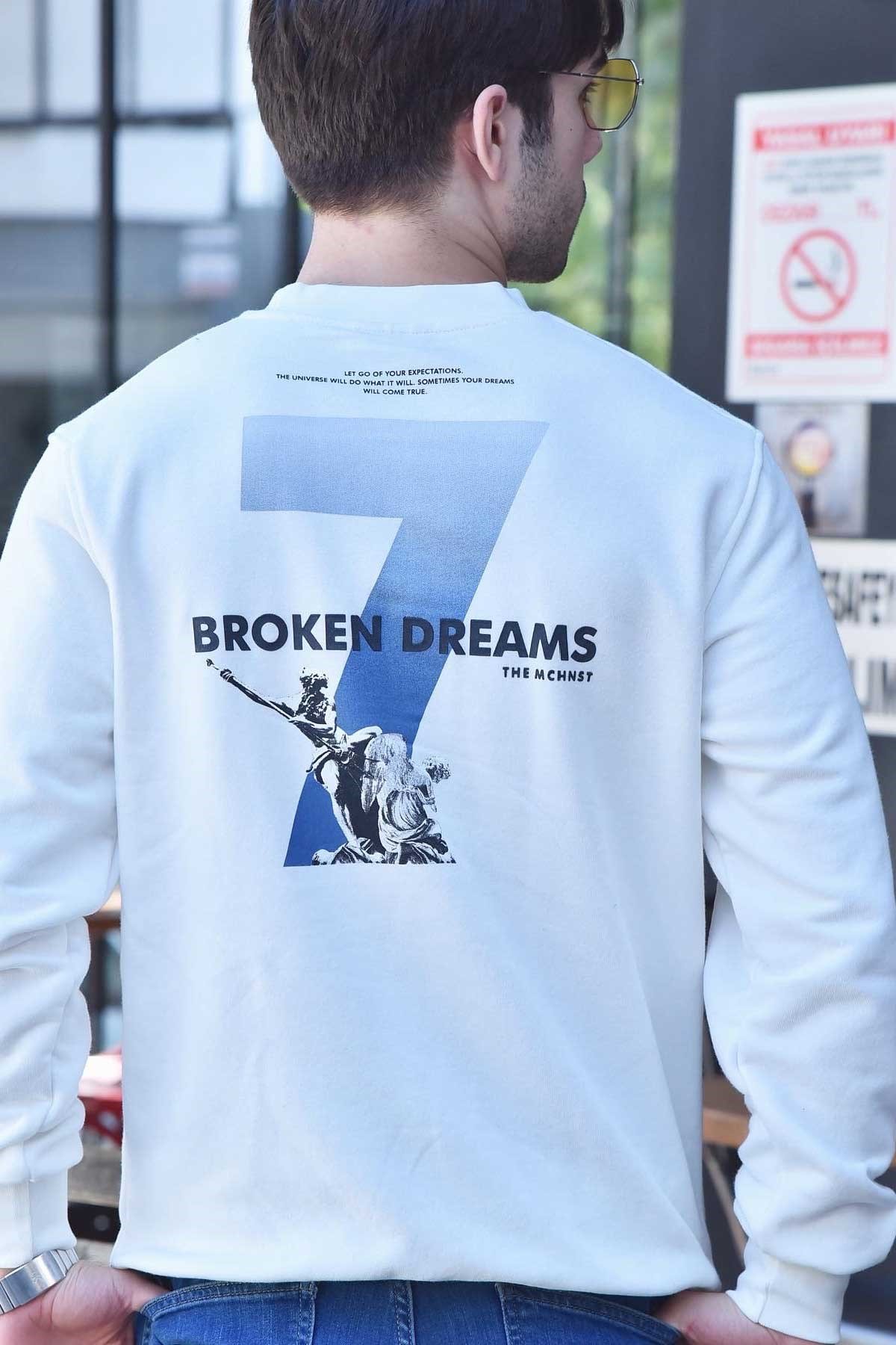 Normal Kalıp Broken Dreams Sweatshirt