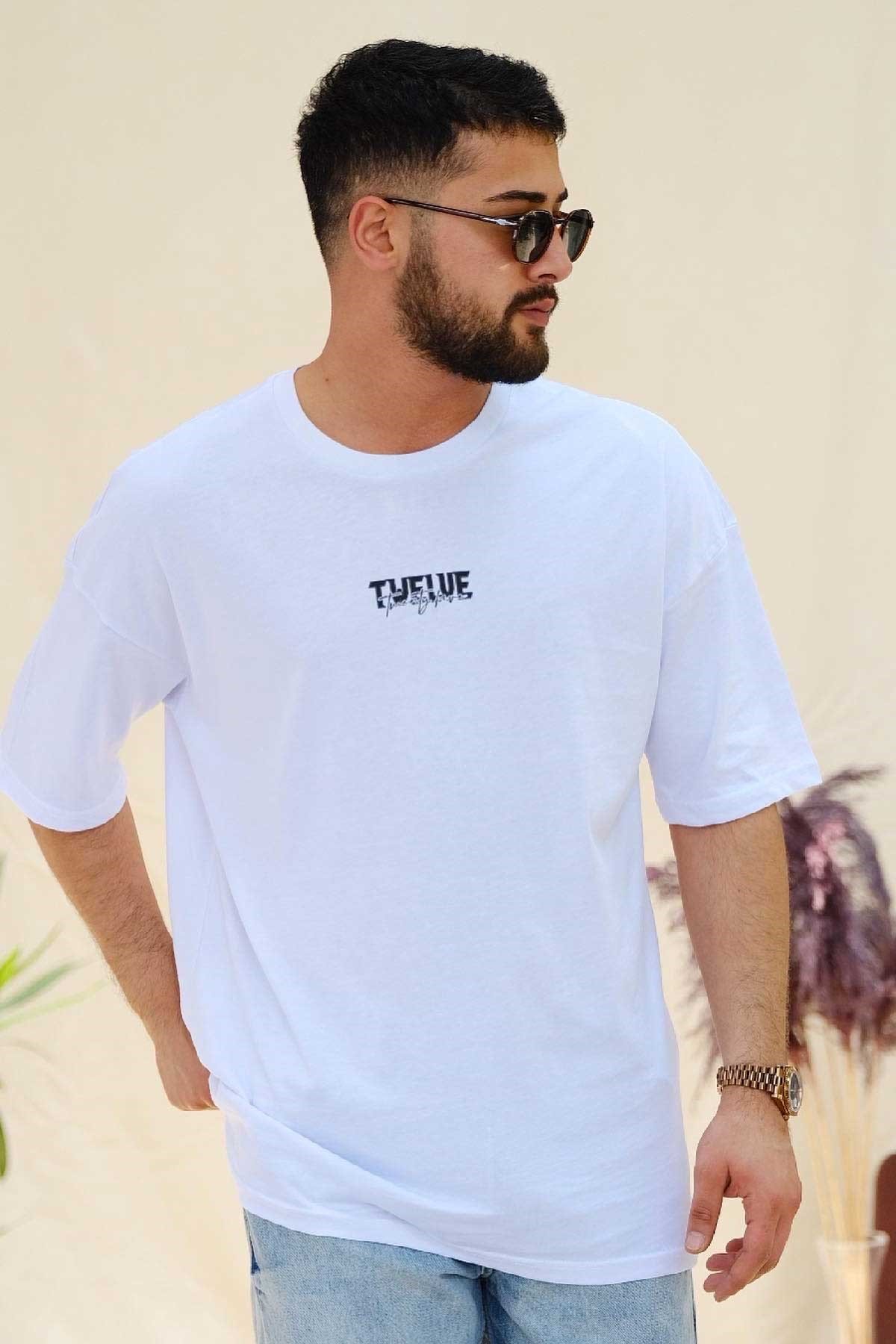 Oversize Allure Beyaz T-Shirt