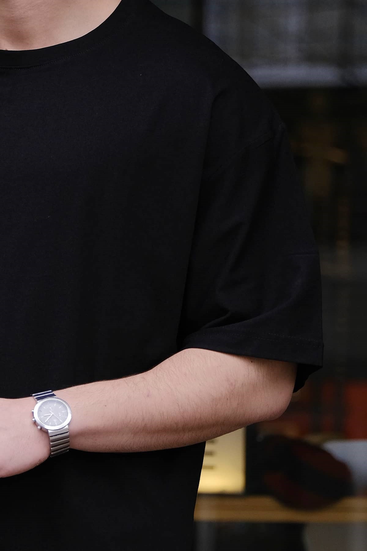 Oversize Basic T-Shirt Siyah