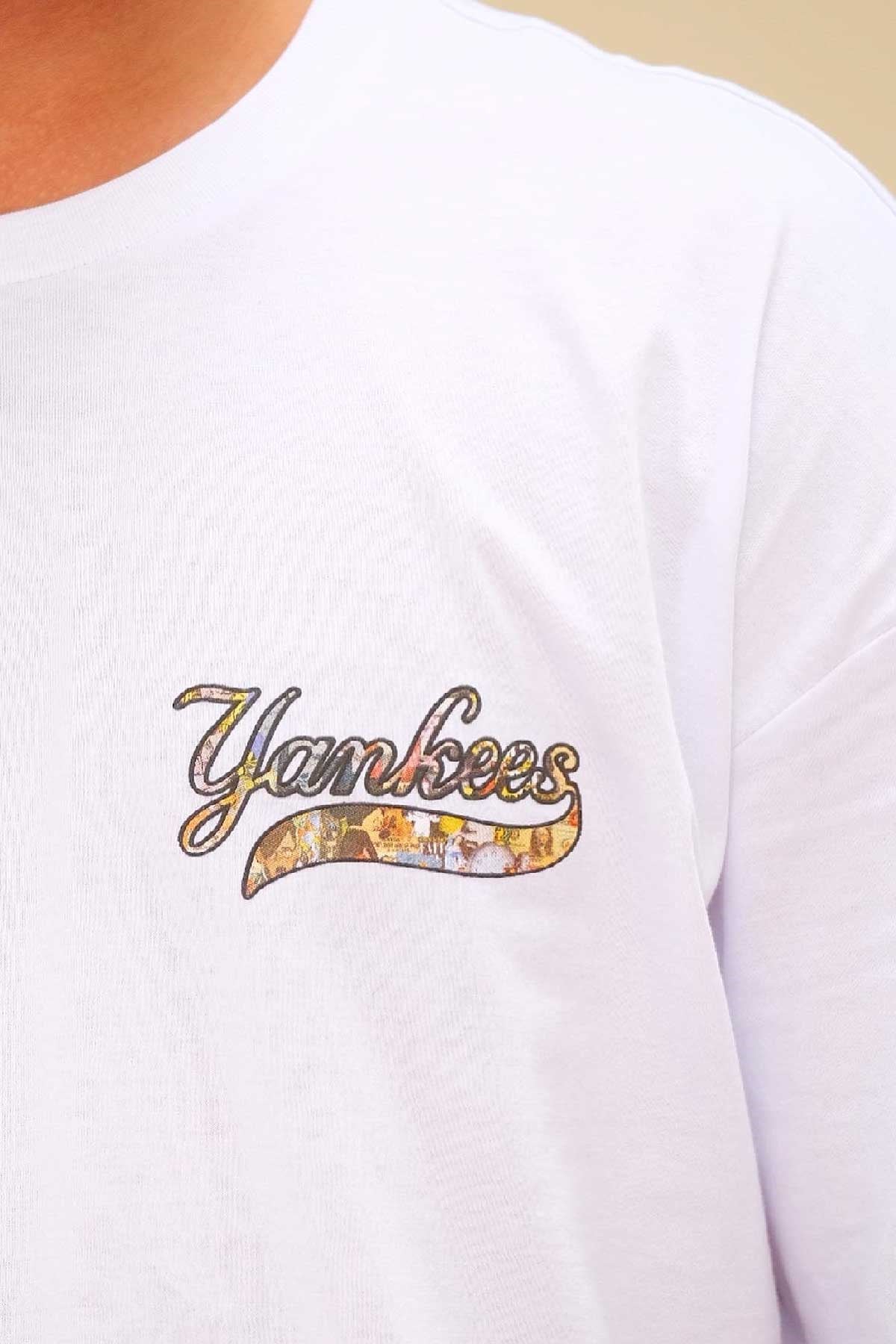 Oversize Beyaz NY T-Shirt