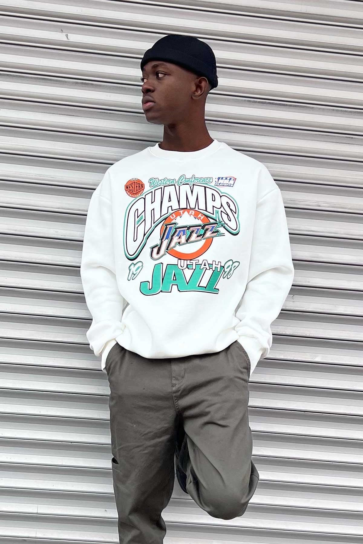 Oversize Beyaz Sweatshirt